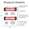 Signmission Pesticide Storage Area Personnel Only Danger Sign, Vinyl Decal, 5in W x 7in L, 2PK OS-2PACK-DS-D-57-VS-2036 - alternate 4